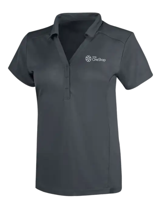 OGIO Dark Grey Womens Framework Polo w/OneShop Logo