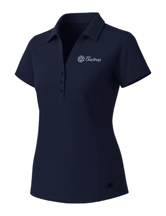 OGIO Womens Navy ONYX Polo w/OneShop Logo