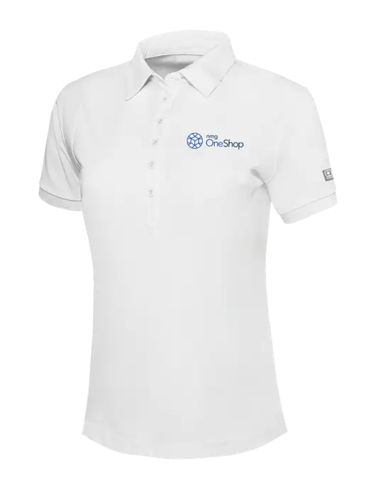 OGIO Womens Bright White Jewel Polo w/OneShop Logo