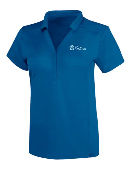 OGIO Royal Blue Womens Framework Polo w/OneShop Logo