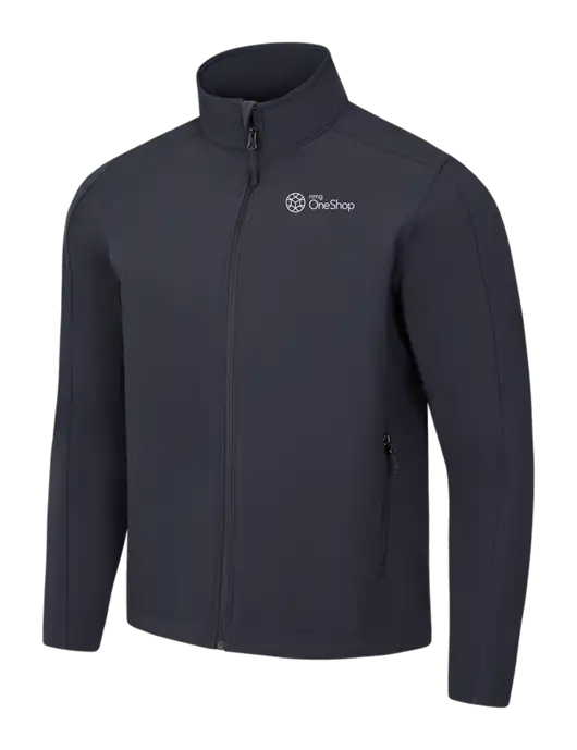 Charcoal Grey Core Soft Shell Jacket w/OneShop Logo