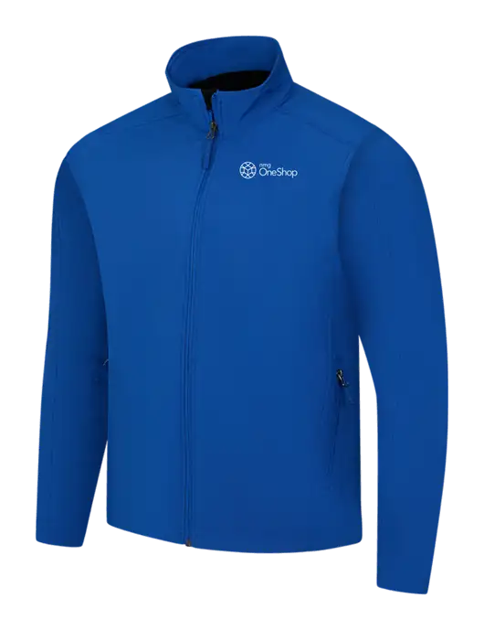 Dark Royal Core Soft Shell Jacket w/OneShop Logo