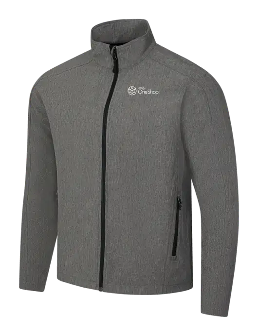 Medium Grey Heather Core Soft Shell Jacket w/OneShop Logo