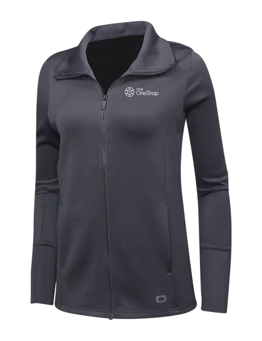 OGIO Dark Grey Womens Endurance Modern Performance Full-Zip w/OneShop Logo