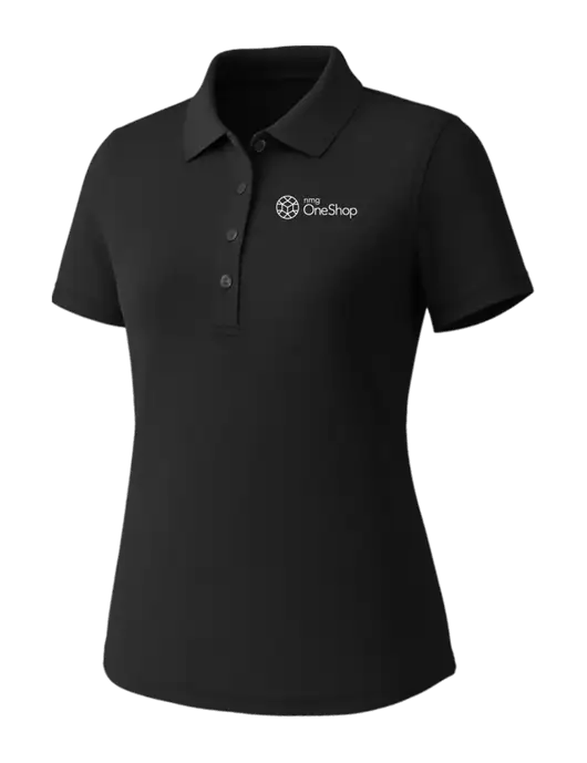 Callaway Womens Core Black Performance Polo w/OneShop Logo