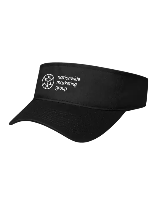 Black Cap Visor w/Nationwide Logo