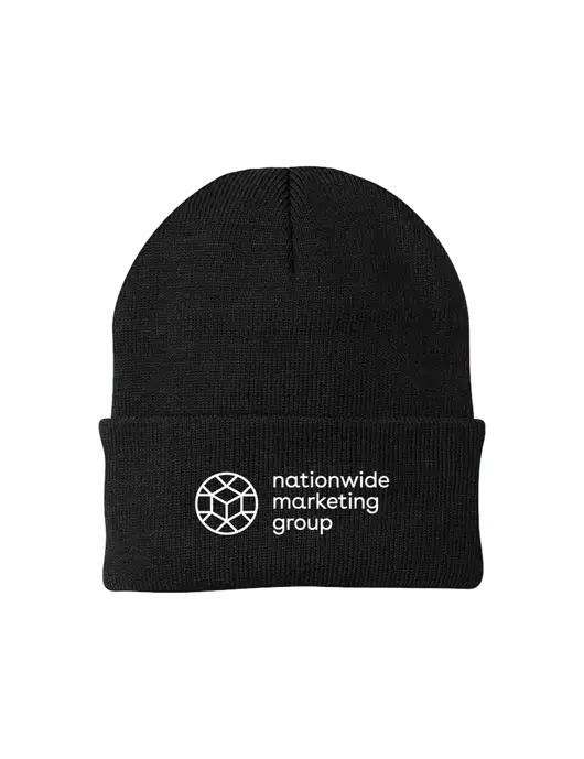 Black Knit Cap w/Nationwide Logo