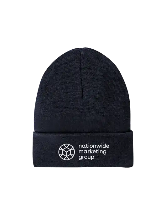 Recycled True Navy Beanie w/Nationwide Logo