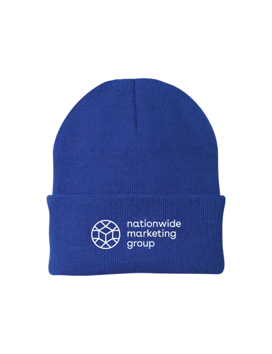 Royal Knit Cap w/Nationwide Logo