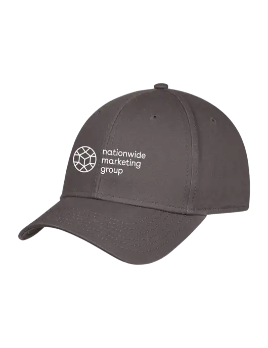 Charcoal Structured Cap Hook & Loop w/Nationwide Logo
