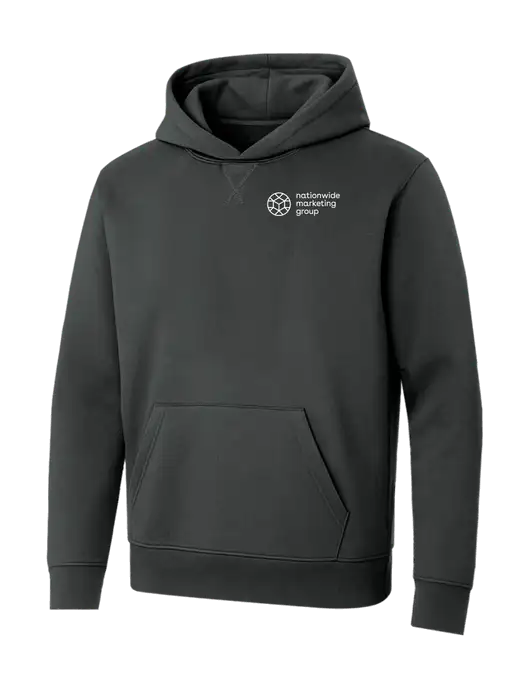 Allmade Charcoal Grey Organic French Terry Pullover Hoodie w/Nationwide Logo