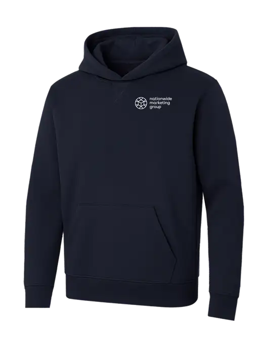 Allmade Dark Navy Organic French Terry Pullover Hoodie w/Nationwide Logo