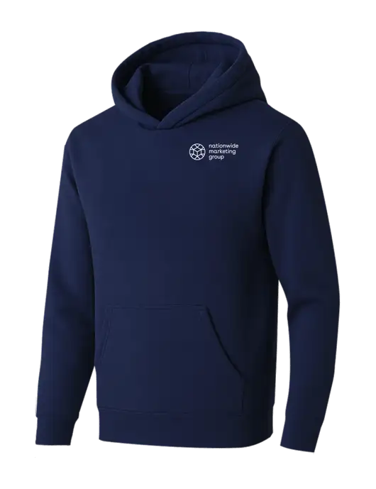 BELLA+CANVAS Navy Sponge Fleece Pullover Hoodie w/Nationwide Logo