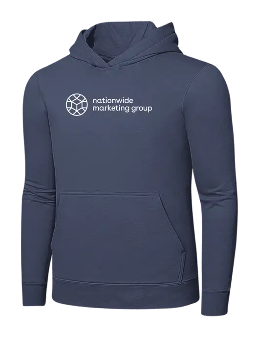 Steel Blue 7.8. oz Ring Spun Hooded Sweatshirt w/Nationwide Logo