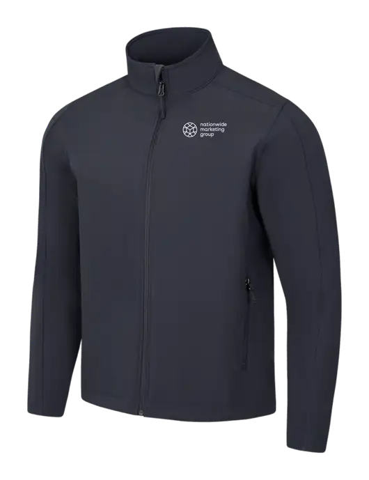 Charcoal Grey Core Soft Shell Jacket w/Nationwide Logo