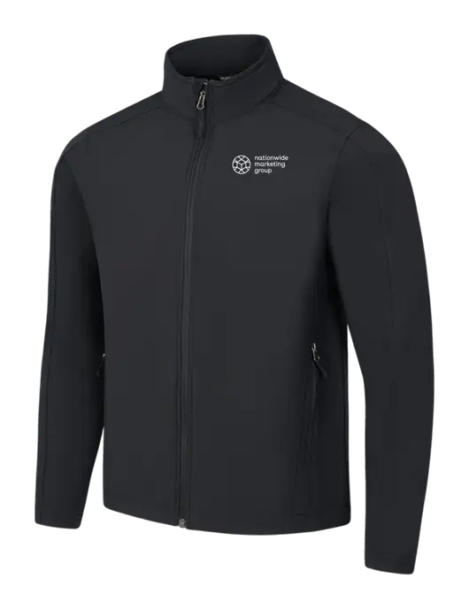 Black Core Soft Shell Jacket w/Nationwide Logo