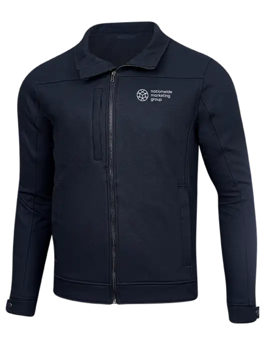 Cornerstone Navy Duck Bonded Soft Shell Jacket w/Nationwide Logo