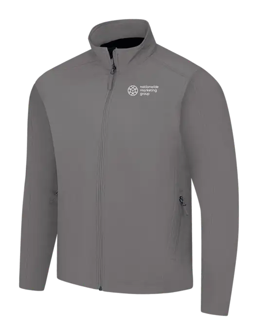 Medium Grey Core Soft Shell Jacket w/Nationwide Logo
