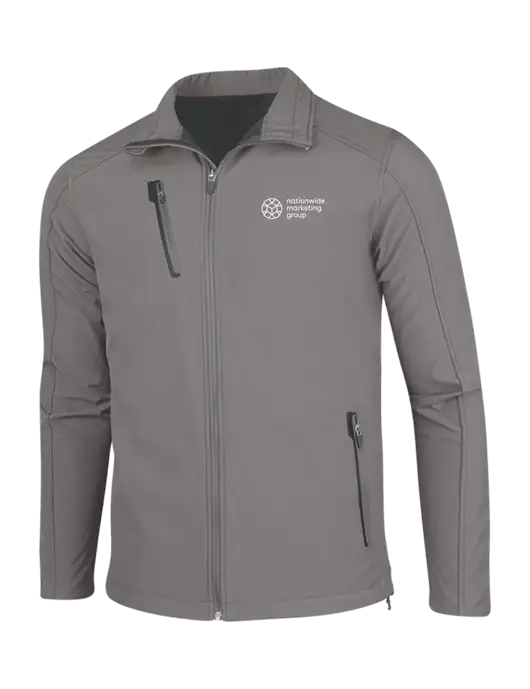 Medium Grey Welded Softshell Jacket w/Nationwide Logo