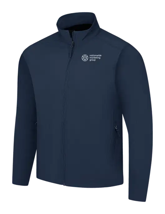 Navy Core Soft Shell Jacket w/Nationwide Logo
