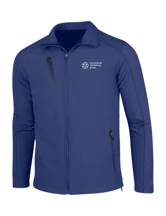 Dark Royal Welded Softshell Jacket w/Nationwide Logo