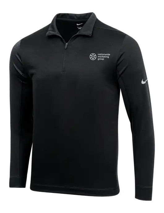 NIKE Black Dry 1/2 Zip Cover-Up w/Nationwide Logo