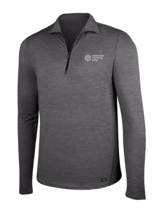 OGIO Gear Grey Heather Endurance Force 1/4 Zip w/Nationwide Logo