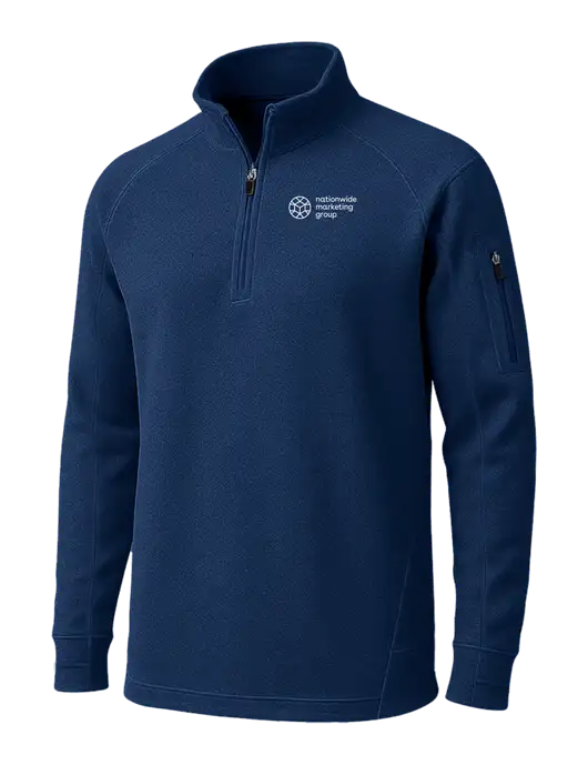 True Navy Tech Fleece 1/4 Zip Pullover w/Nationwide Logo