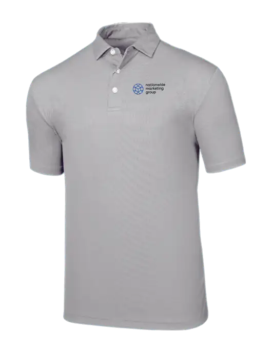 Callaway Birdseye Light Grey Polo w/Nationwide Logo