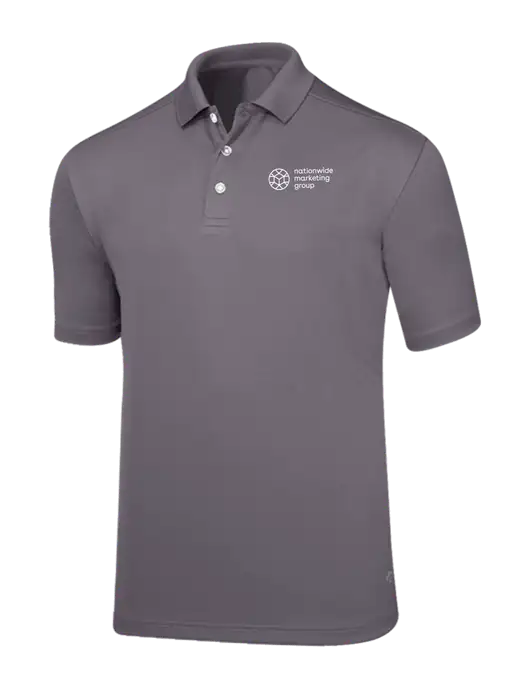 Callaway Core Medium Grey Performance Polo w/Nationwide Logo