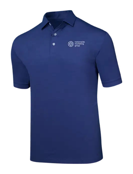Callaway Navy Fashion Tonal Polo w/Nationwide Logo