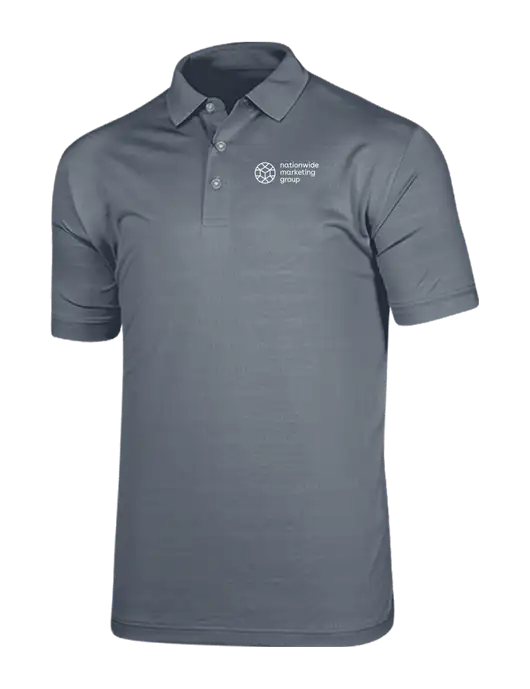 Callaway Vibrant Light Grey Ventilated Polo w/Nationwide Logo
