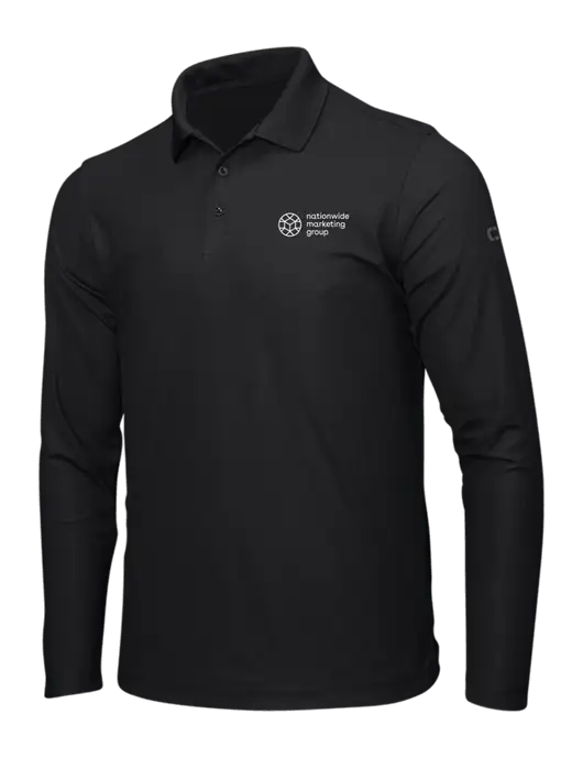 OGIO Blacktop Caliber 2.0 Long Sleeve Polo w/Nationwide Logo