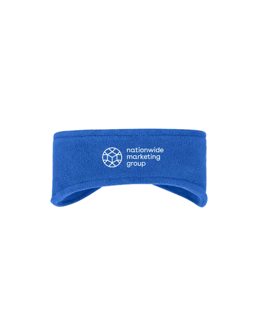 Royal Stretch Fleece Headband w/Nationwide Logo