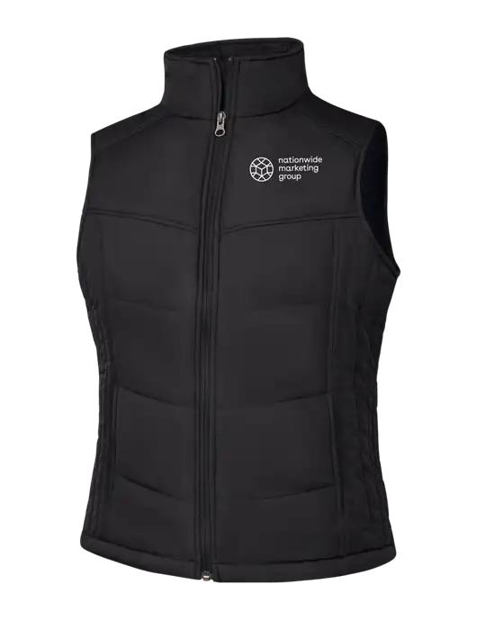 Womens Black/Black Vest w/Nationwide Logo