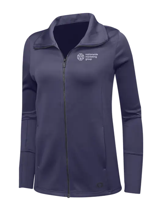 OGIO Navy Womens Endurance Modern Performance Full-Zip w/Nationwide Logo