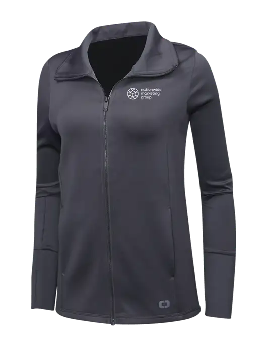 OGIO Dark Grey Womens Endurance Modern Performance Full-Zip w/Nationwide Logo