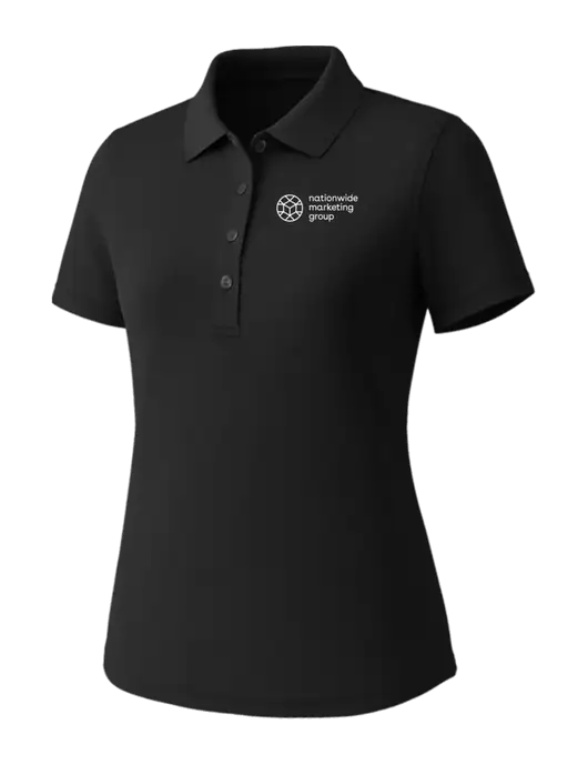 Callaway Womens Core Black Performance Polo w/Nationwide Logo