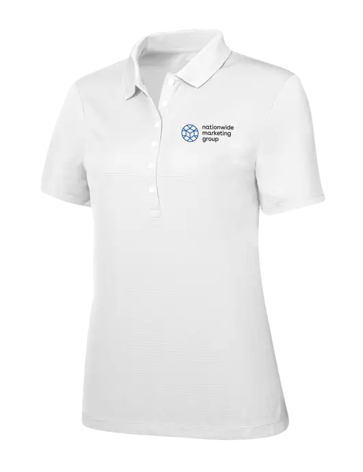 Callaway Womens Ottoman Bright White Polo w/Nationwide Logo