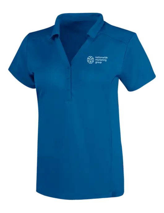 OGIO Royal Blue Womens Framework Polo w/Nationwide Logo