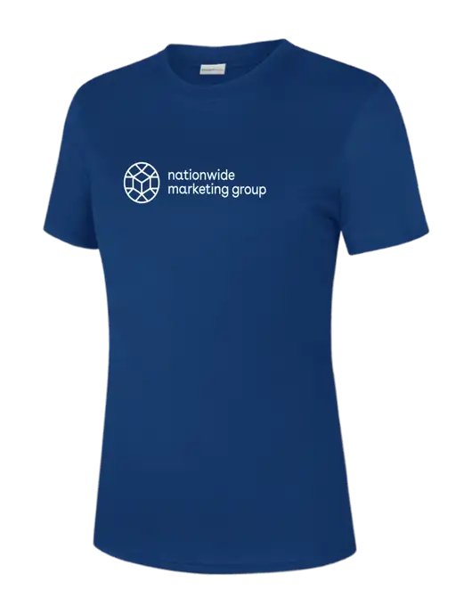 Womens Royal PosiCharge Competitor Tee w/Nationwide Logo