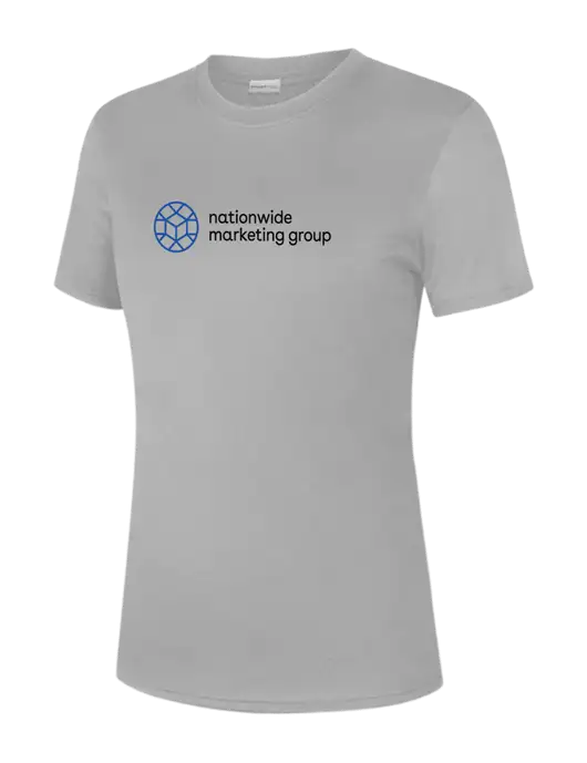  Womens Light Grey PosiCharge Competitor Tee w/Nationwide Logo