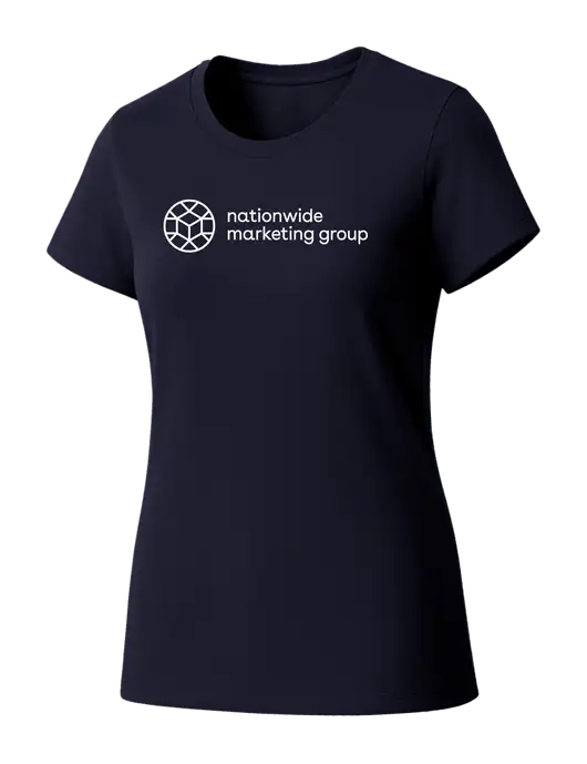 Womens Seriously Soft New Navy T-Shirt w/Nationwide Logo