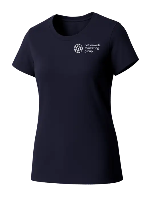 Womens Seriously Soft New Navy T-Shirt w/Nationwide Logo