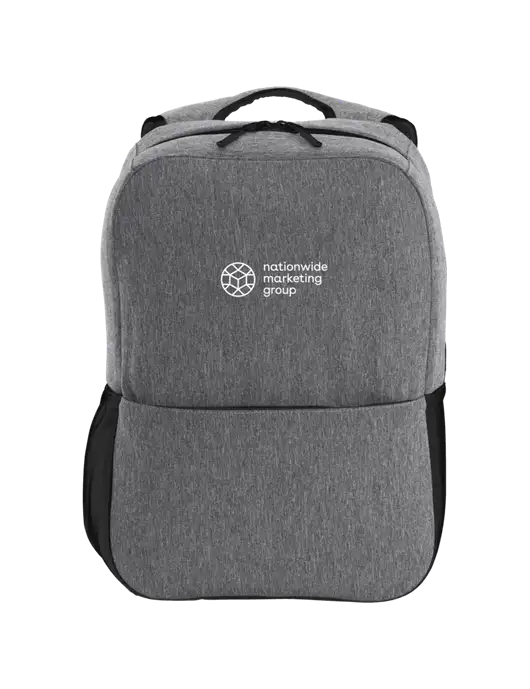 Access Square Laptop Graphite Heather/Black Backpack w/Nationwide Logo