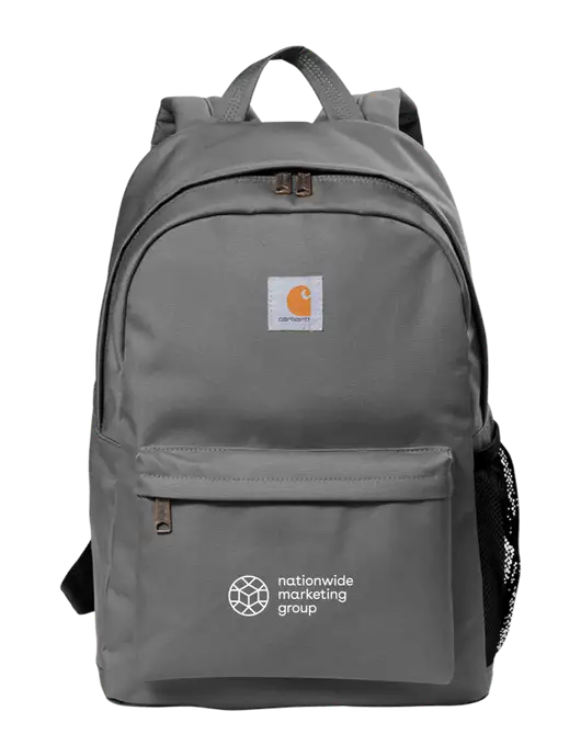 Carhartt Grey Canvas Backpack w/Nationwide Logo