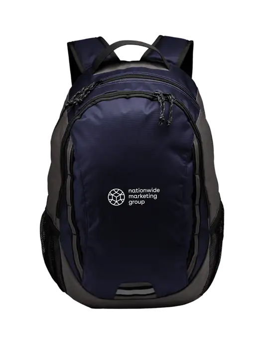 Ridge Deep Navy/Dark Charcoal Laptop Backpack w/Nationwide Logo