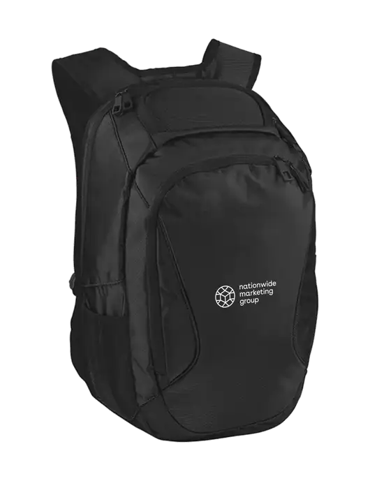Stealth Black Laptop Backpack w/Nationwide Logo